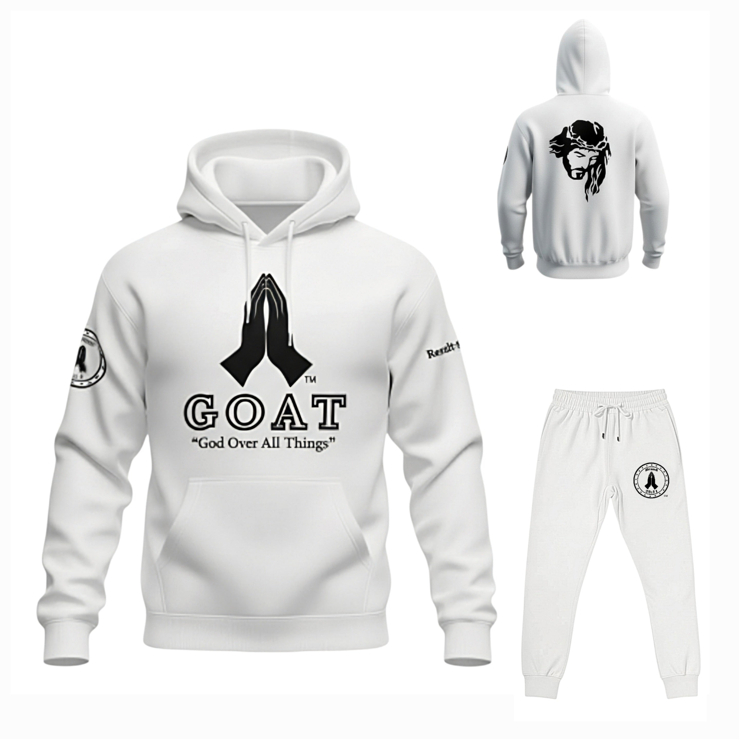 God Is The Greatest Of All Times and Things "G.O.A.T Fleece Sets"