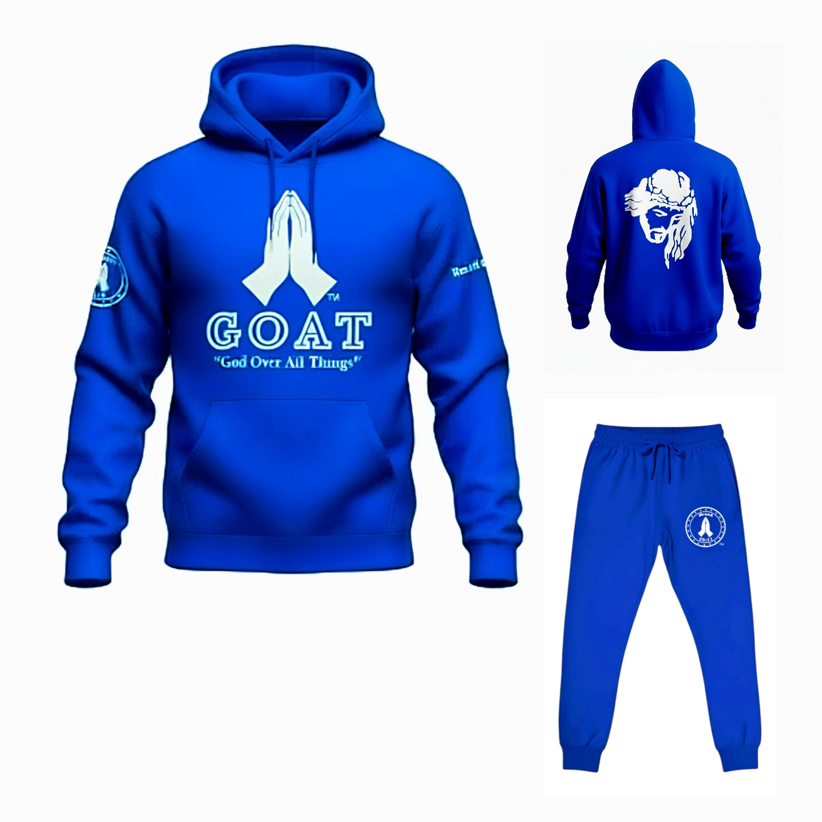 God Is The Greatest Of All Times and Things "G.O.A.T Fleece Sets"