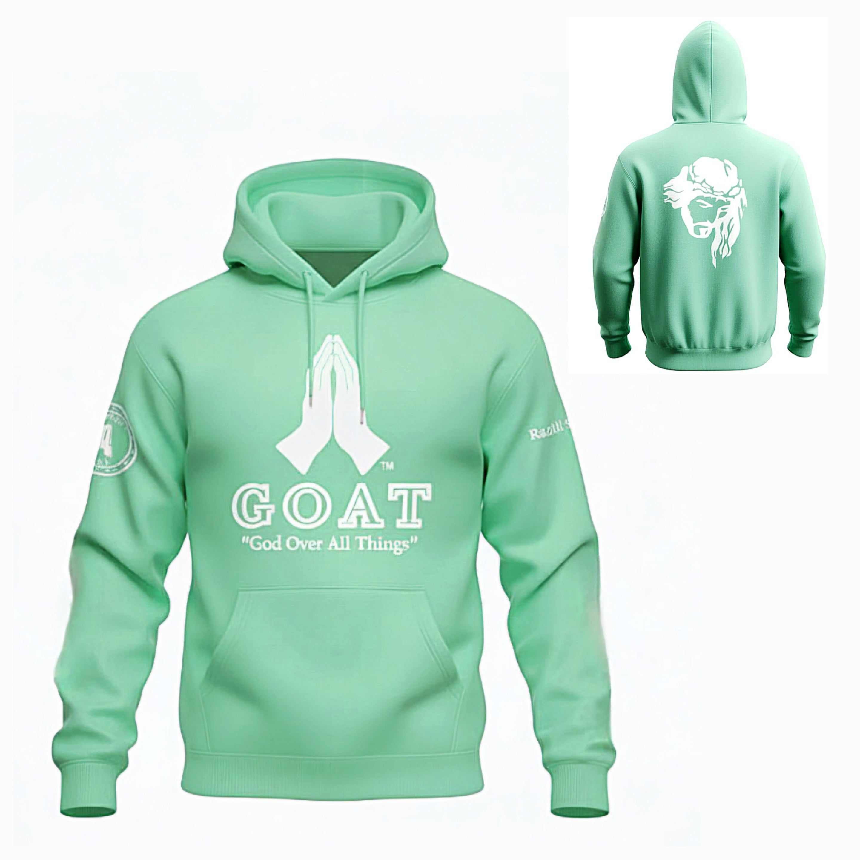 God Is The Greatest Of All Times and Things "G.O.A.T" Hoodie