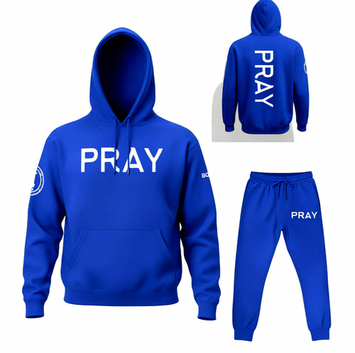 Brand 29:11 "PRAY" Fleece Hoodie and Jogger Set