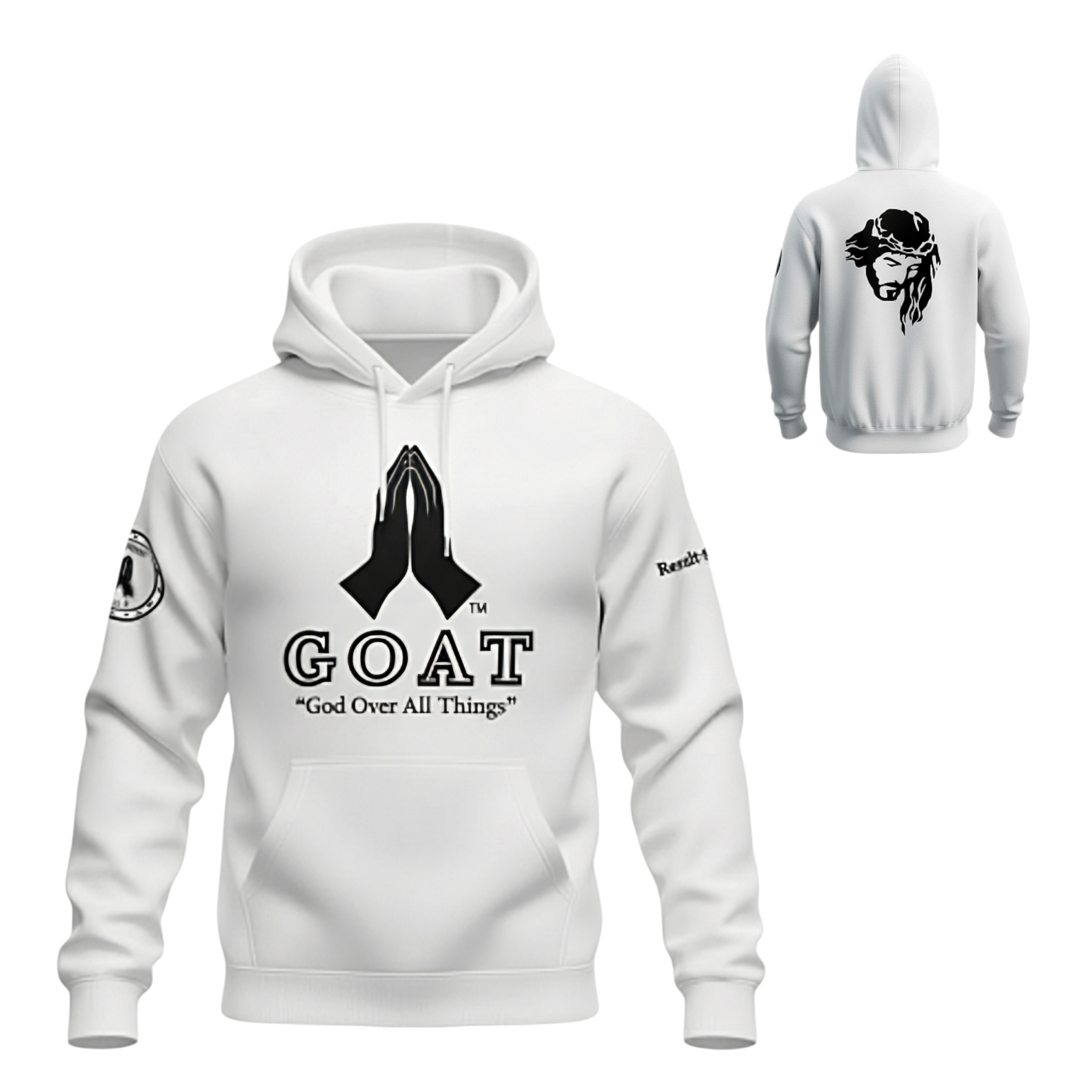 God Is The Greatest Of All Times and Things "G.O.A.T" Hoodie